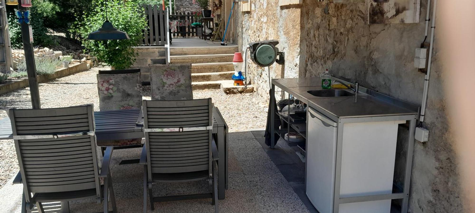 Sur La Bonnefooi Bed and Breakfast Prades-sur-Vernazobre Buitenkant foto