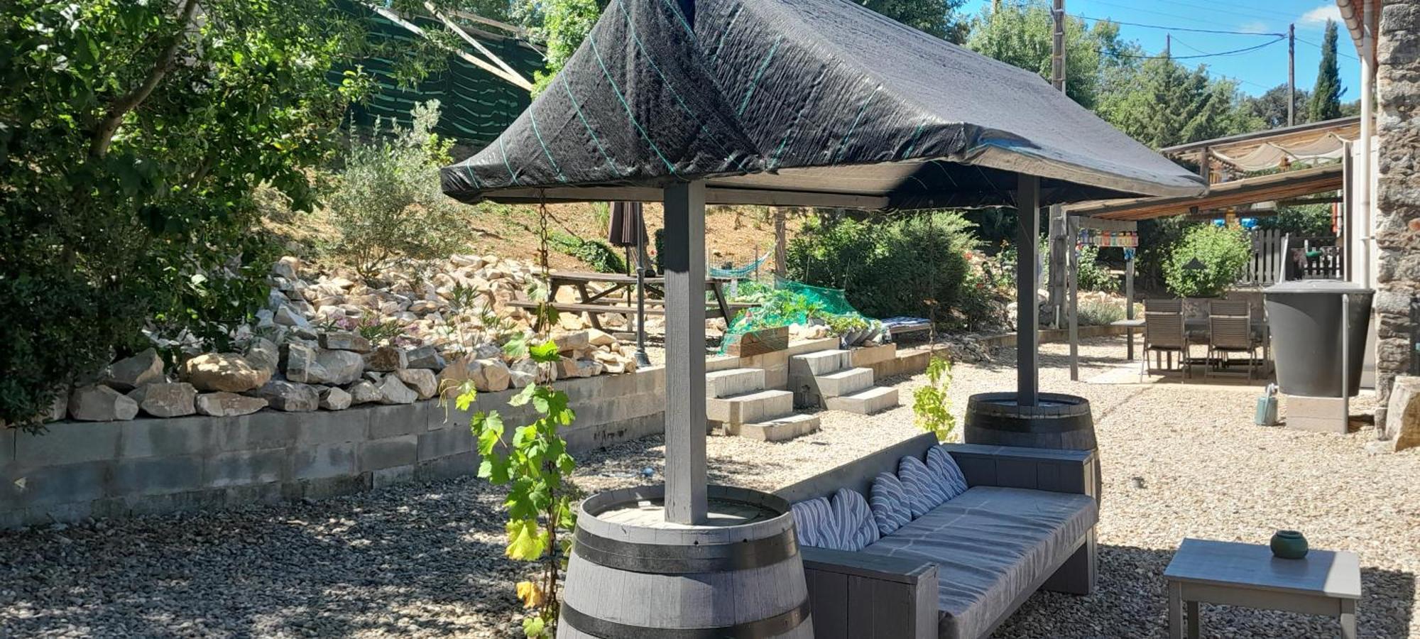Sur La Bonnefooi Bed and Breakfast Prades-sur-Vernazobre Buitenkant foto