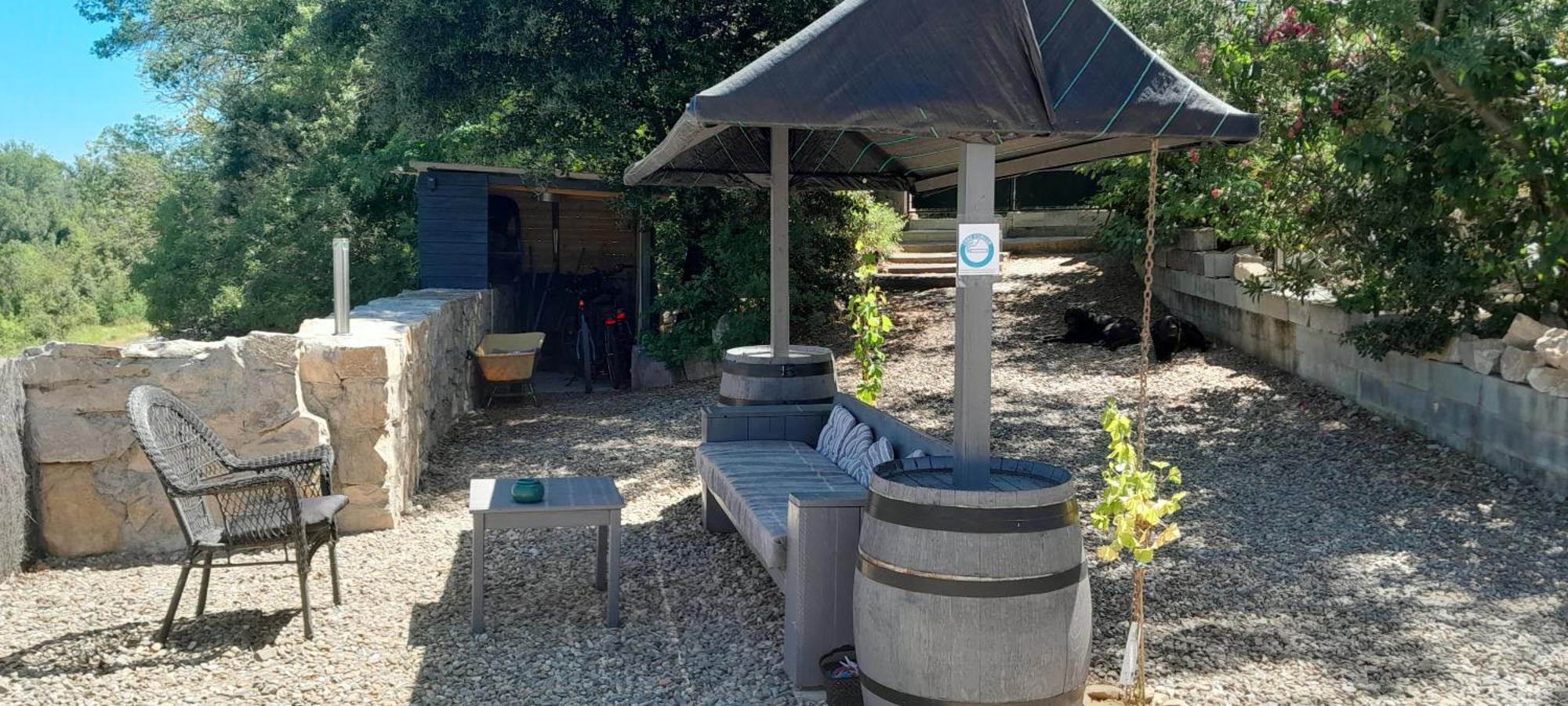 Sur La Bonnefooi Bed and Breakfast Prades-sur-Vernazobre Buitenkant foto