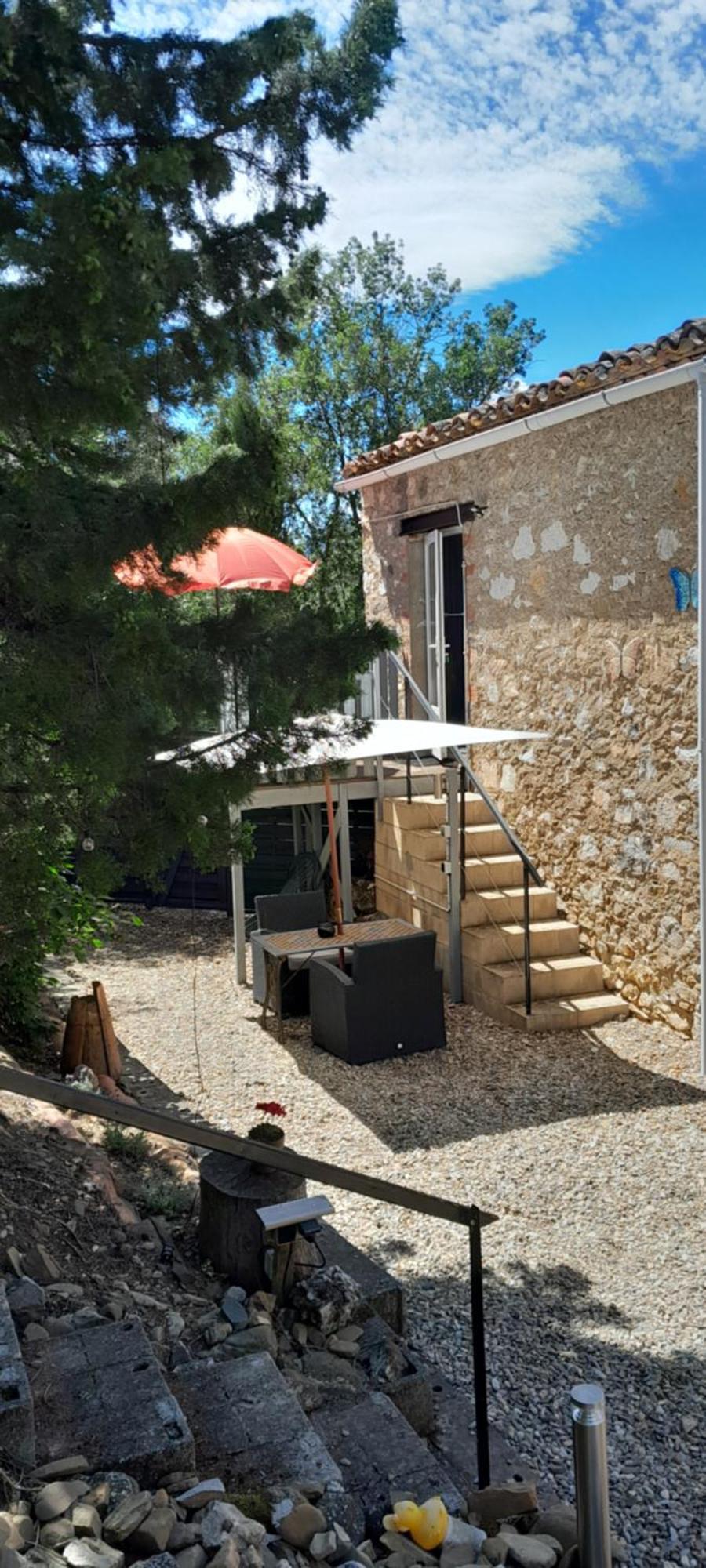 Sur La Bonnefooi Bed and Breakfast Prades-sur-Vernazobre Buitenkant foto